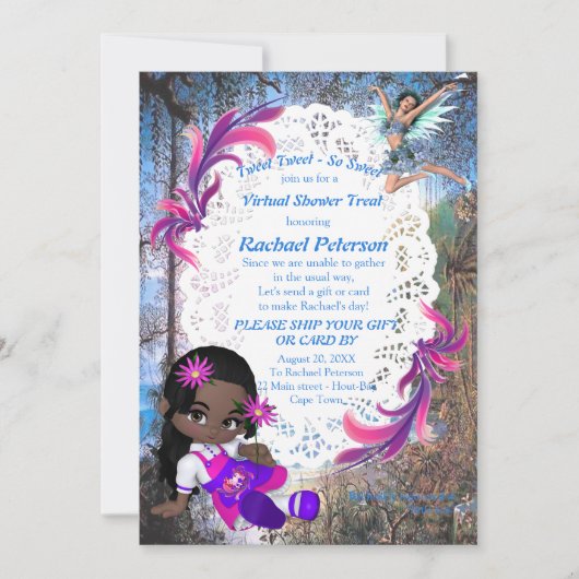 ファンタジー森のおとぎ話 サンキューカード (正面)