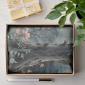 ファンタジー植物と花林ティッシュペーパー 薄葉紙 (ギフト)