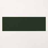 ファンタジー植物抽象芸術緑赤褐色フラクタル ヨガマット (裏面(横))