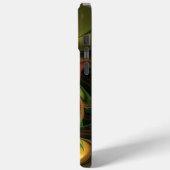 ファンタジー植物抽象芸術緑赤褐色フラクタル Case-Mate iPhoneケース (裏面 / 左)