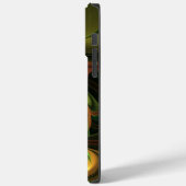 ファンタジー植物抽象芸術緑赤褐色フラクタル Case-Mate iPhoneケース (裏面 / 左)