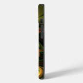 ファンタジー植物抽象芸術緑赤褐色フラクタル Case-Mate iPhoneケース (裏面 / 左)