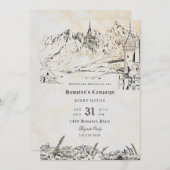 ファンタジー横向けロー遊ルのゲームキャンペーン 招待状 (正面/裏面)