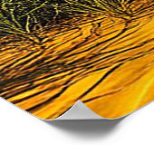 ファンタジー横鮮やかビーチ ポスター (角)