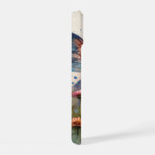 ファンタジー水彩妖精と名パーソナライズされた前 iPhone 15ケース (右側面)