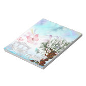 ファンタジー水晶の馬車 ノートパッド (回転)