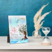 ファンタジー水晶の馬車 フォトプラーク (側面)