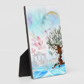 ファンタジー水晶の馬車 フォトプラーク (側面)