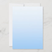 ファンタジー氷のエルフ冬の魔法の雪の結晶アート 招待状 (裏面)