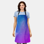 ファンタジー波 エプロン (着用した状態)