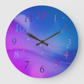 ファンタジー波 ラージ壁時計 (正面)