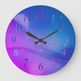 ファンタジー波 ラージ壁時計