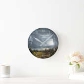 ファンタジー洞 ラウンド壁時計 (ホーム)