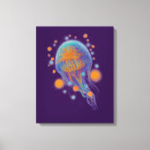 ファンタジー海動物 キャンバスプリント (正面)