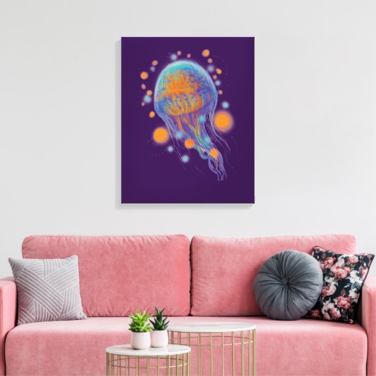 ファンタジー海動物 キャンバスプリント (インサイチュ (リビング))