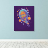 ファンタジー海動物 キャンバスプリント (インサイチュ (ウッドフロア))