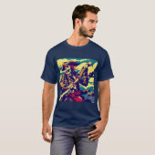 ファンタジー海賊アニメ – Woodcut 1 Tシャツ (正面フル)