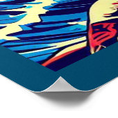 ファンタジー海賊アニメ – Woodcut 2 ポスター (角)