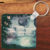 ファンタジー滝カスケード キーホルダー (裏面)