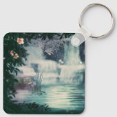 ファンタジー滝カスケード キーホルダー (裏面)