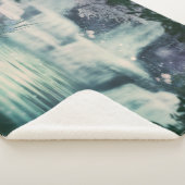 ファンタジー滝カスケード シェルパブランケット (3/4)