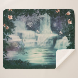 ファンタジー滝カスケード シェルパブランケット