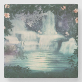 ファンタジー滝カスケード ストーンコースター