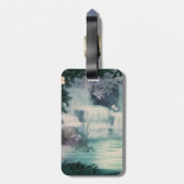 ファンタジー滝カスケード ラゲッジタグ (裏面縦)