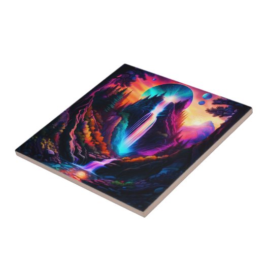 ファンタジー滝 タイル (側面)