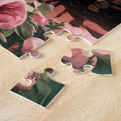 ファンタジー灯火船の水彩画華美画 ジグソーパズル (側面)