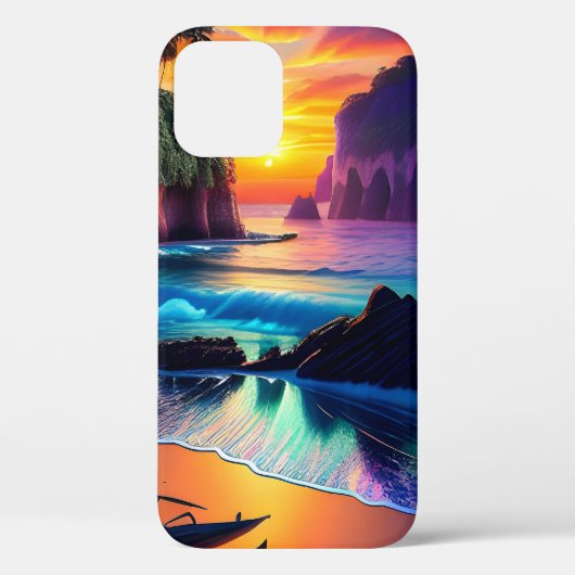 ファンタジー熱帯ビーチ3 Case-Mate iPhoneケース (裏面)