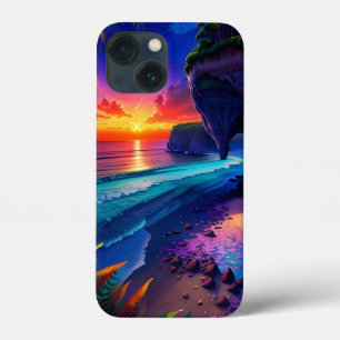 ファンタジー熱帯ビーチ4 iPhone 13 MINIケース
