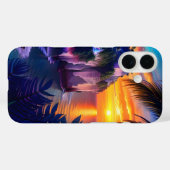 ファンタジー熱帯ビーチ7 Case-Mate iPhoneケース (裏面 (横))