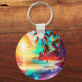 ファンタジー熱帯島 キーホルダー (正面)