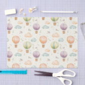 ファンタジー熱気球パターン水カラーデザイン 薄葉紙 (クラフト)