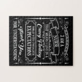 ファンタジー熱狂するはナースのTシャツ ジグソーパズル (横)