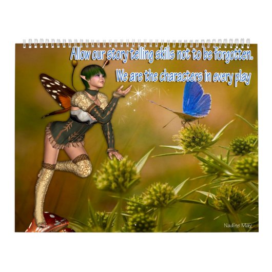 ファンタジー物語 カレンダー (カバー)