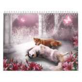 ファンタジー犬のカレンダー カレンダー (カバー)