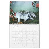 ファンタジー犬のカレンダー カレンダー (3月 2027)