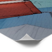 ファンタジー猫宇宙飛行士 ポスター (角)