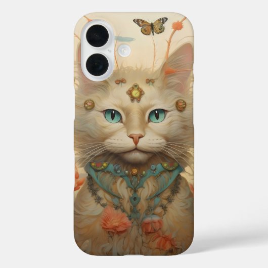 ファンタジー猫花 Case-Mate iPhoneケース (裏面)