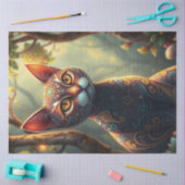 ファンタジー猫 薄葉紙 (クラフト)