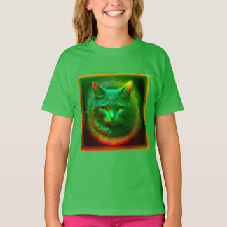 ファンタジー猫 Tシャツ