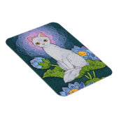 ファンタジー猫Oracle肯定 – マインドフルネス マグネット (右側)