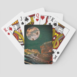 ファンタジー界とその衛星のクローズアップ トランプ