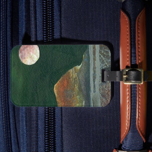 ファンタジー界とその衛星のクローズアップ ラゲッジタグ (正面インサイチュ4)