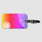 ファンタジー界とその衛星のクローズアップ ラゲッジタグ (正面横)