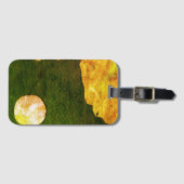 ファンタジー界とその衛星のクローズアップ ラゲッジタグ (正面横)