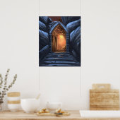 ファンタジー界へのポータル ポスター (キッチン)