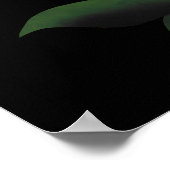 ファンタジー白熱［赤熱］光を放つシャントレグリーン ポスター (角)